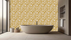 Whimsical Line Art wall mural - XWALLX