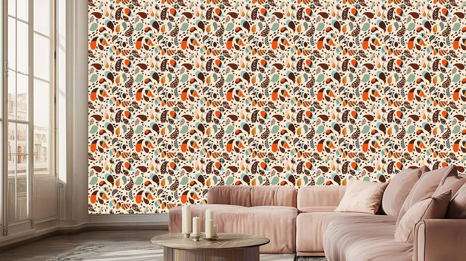 Whimsical Botanical Shapes wall decor - XWALLX