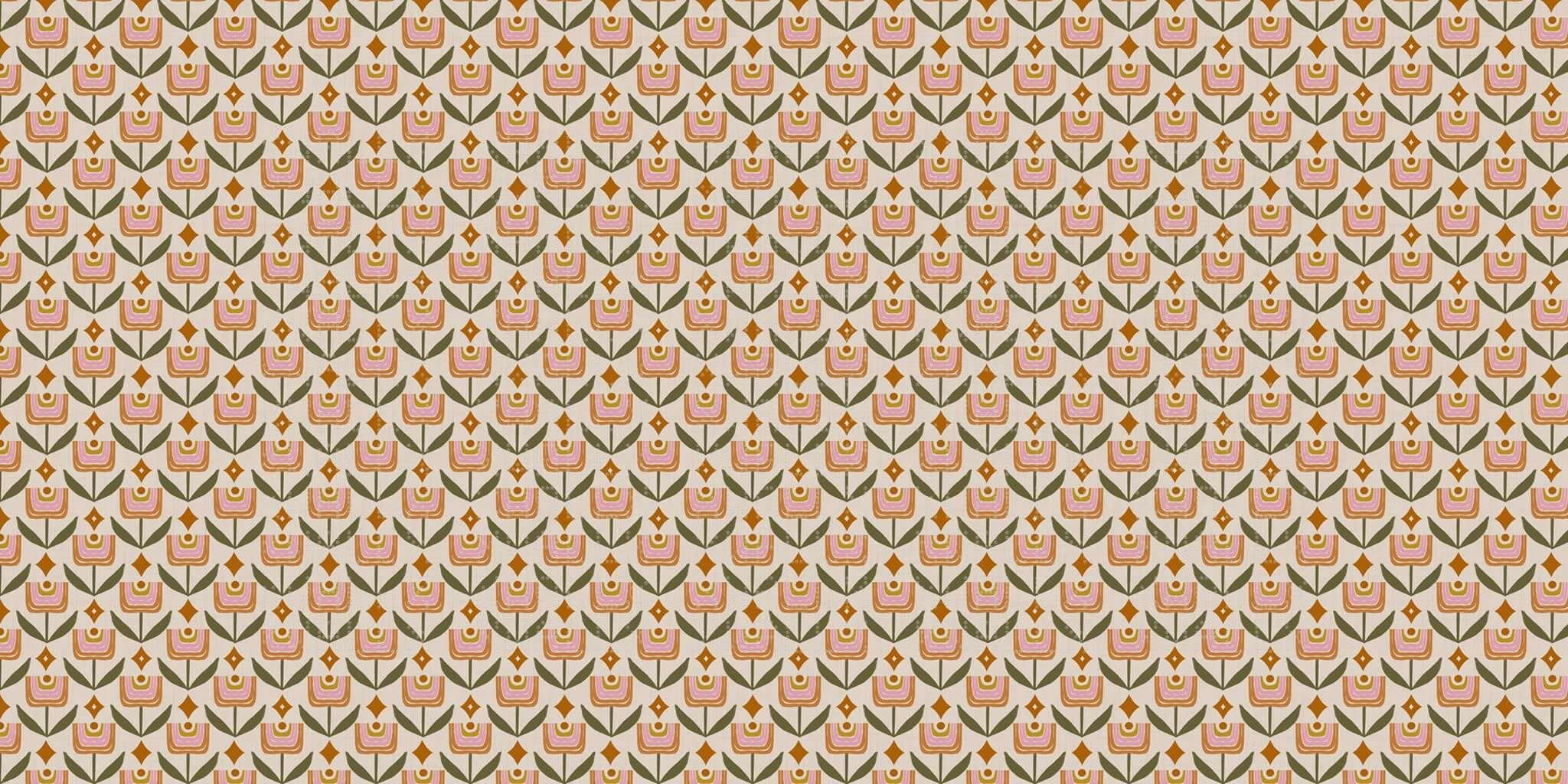 Çekici Floral Çiçeklenme Duvar Posteri