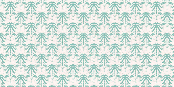 Tropikal Flamingo Kokteyl Duvar Posteri - Sample