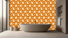 Retro Floral Pattern wall mural Mural wall mural - XWALLX