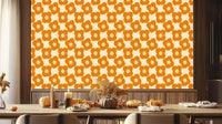 Retro Floral Pattern wall mural Mural wallpaper - XWALLX