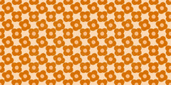 Retro Floral Pattern Wall Mural