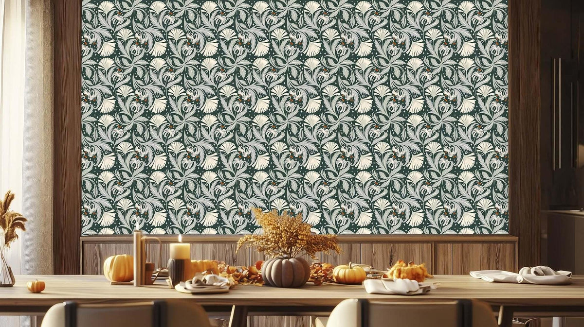 Nature's Flourishing Foliage wallpaper mural - XWALLX