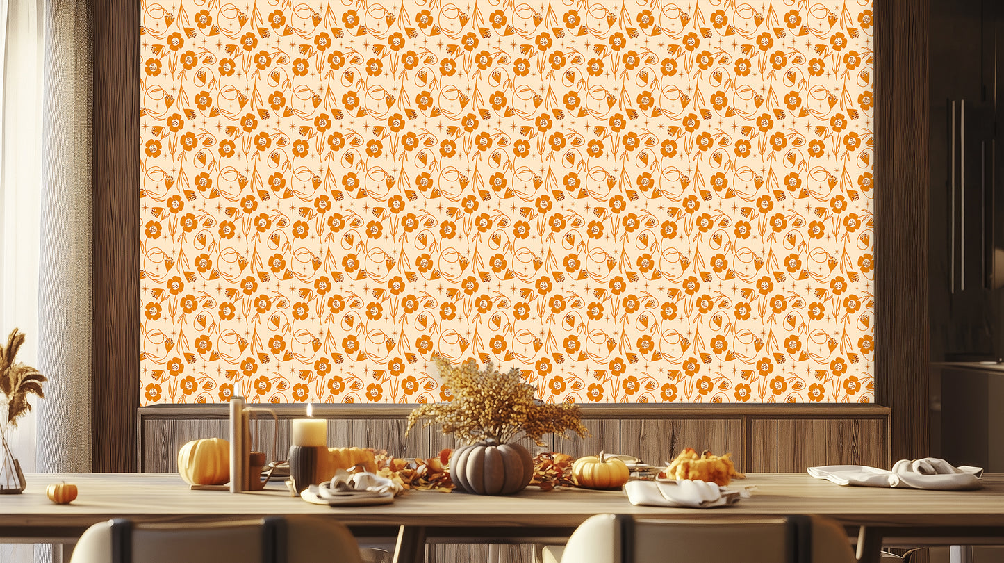 Warm Floral Inspiration wallpaper - XWALLX