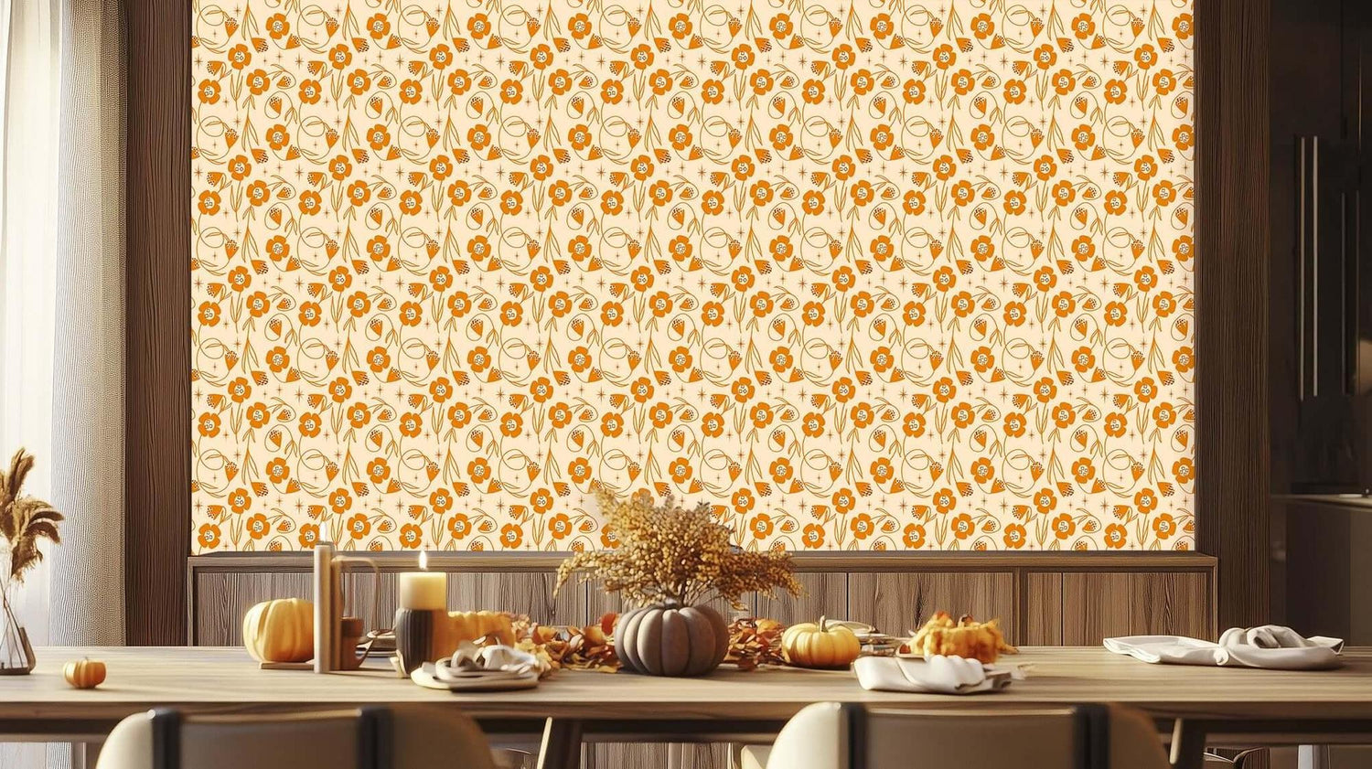Warm Floral Inspiration wallpaper - XWALLX