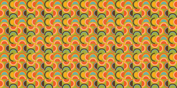 Canlı Soyut Eğriler Duvar Posteri - Sample