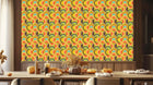 Vibrant Abstract Curves wall mural Mural wallpaper - XWALLX