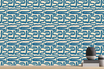 Fluid Abstract Line Art wall art - XWALLX