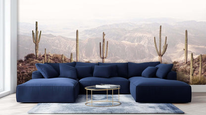 Majestic Cactus Landscape wall decor - XWALLX