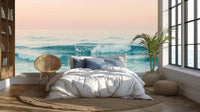 Tranquil Ocean Waves wall mural - XWALLX