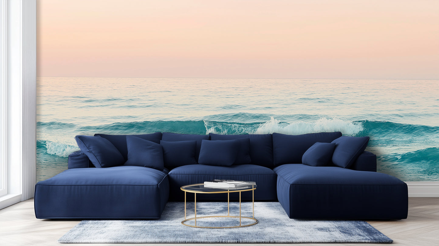 Tranquil Ocean Waves wall decor - XWALLX