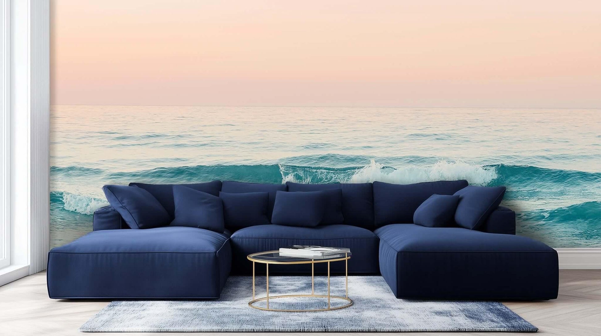 Tranquil Ocean Waves wall decor - XWALLX