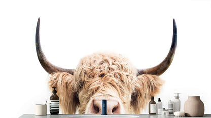 Charming Highland Cow wall mural - XWALLX