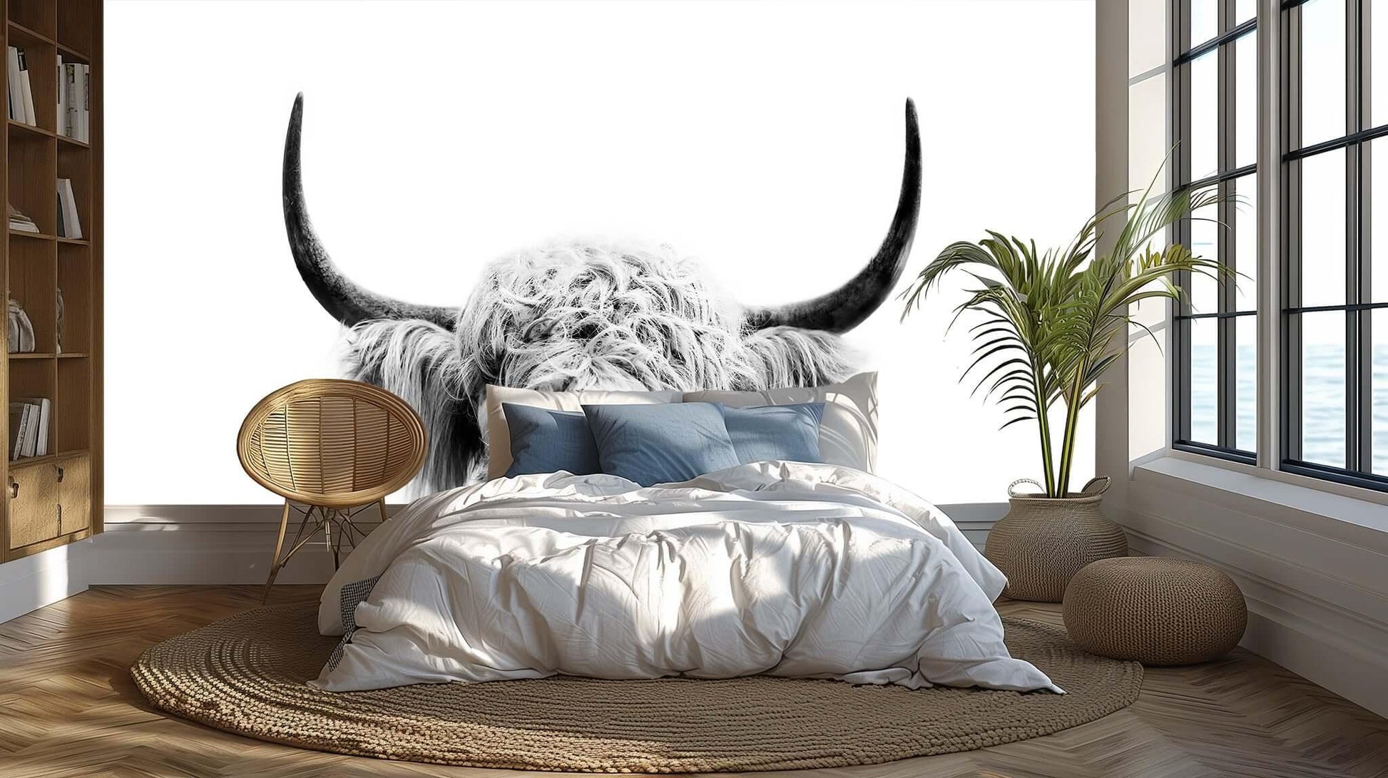 Majestic Highland Cow wallpaper - XWALLX