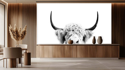 Majestic Highland Cow wall art - XWALLX