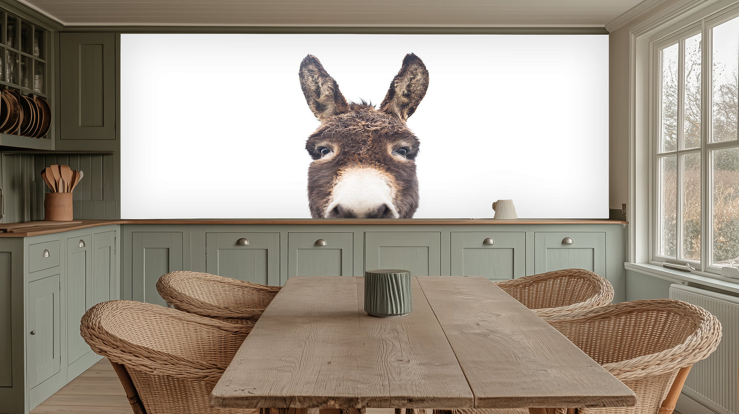 Charming Donkey Wall Mural for Playful Spaces wallpaper - XWALLX
