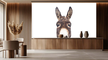 Charming Donkey Wall Mural for Playful Spaces wall art - XWALLX