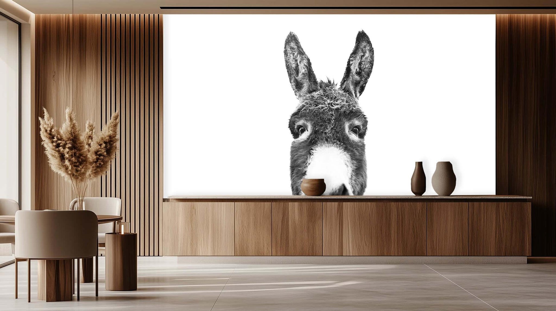 Charming Donkey Portrait wall decor - XWALLX