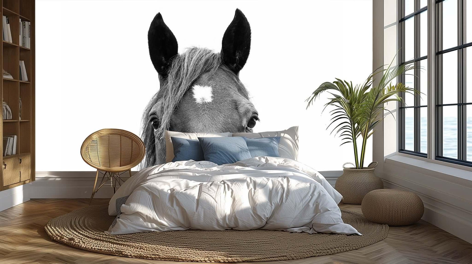 Majestic Horse Head wallpaper mural - XWALLX