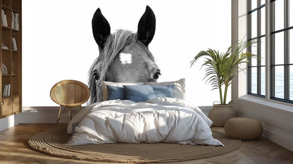 Majestic Horse Head wallpaper mural - XWALLX