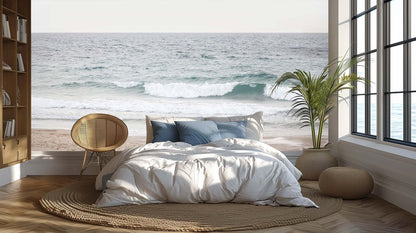 Serene Ocean Waves wall mural - XWALLX