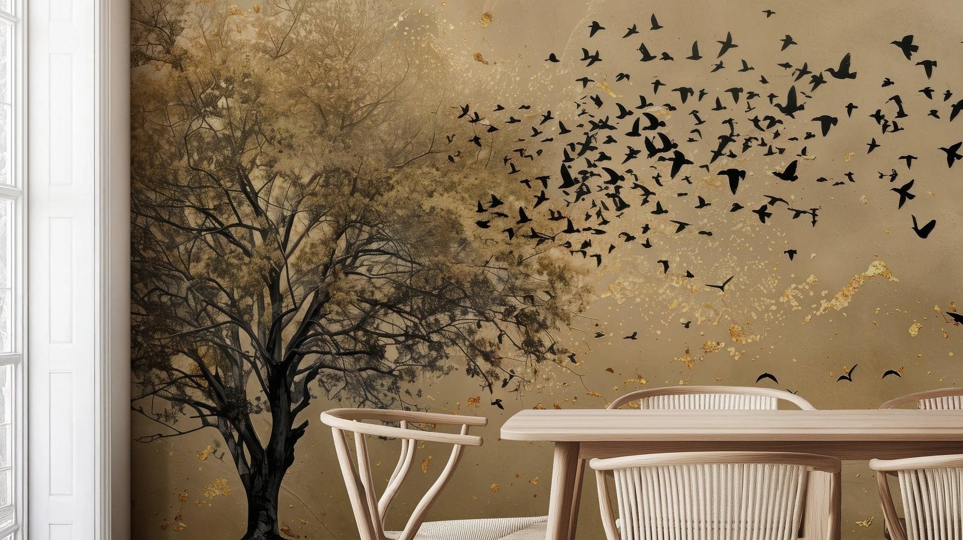 Tree and Bird wall art - XWALLX