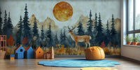 Serene Wooodland Animals wall art - XWALLX