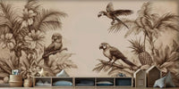 Vintage Tropical Jungle Duvar posteri - XWALLX