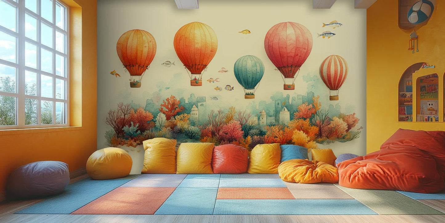 Undersea Balloon Adventure wall art - XWALLX