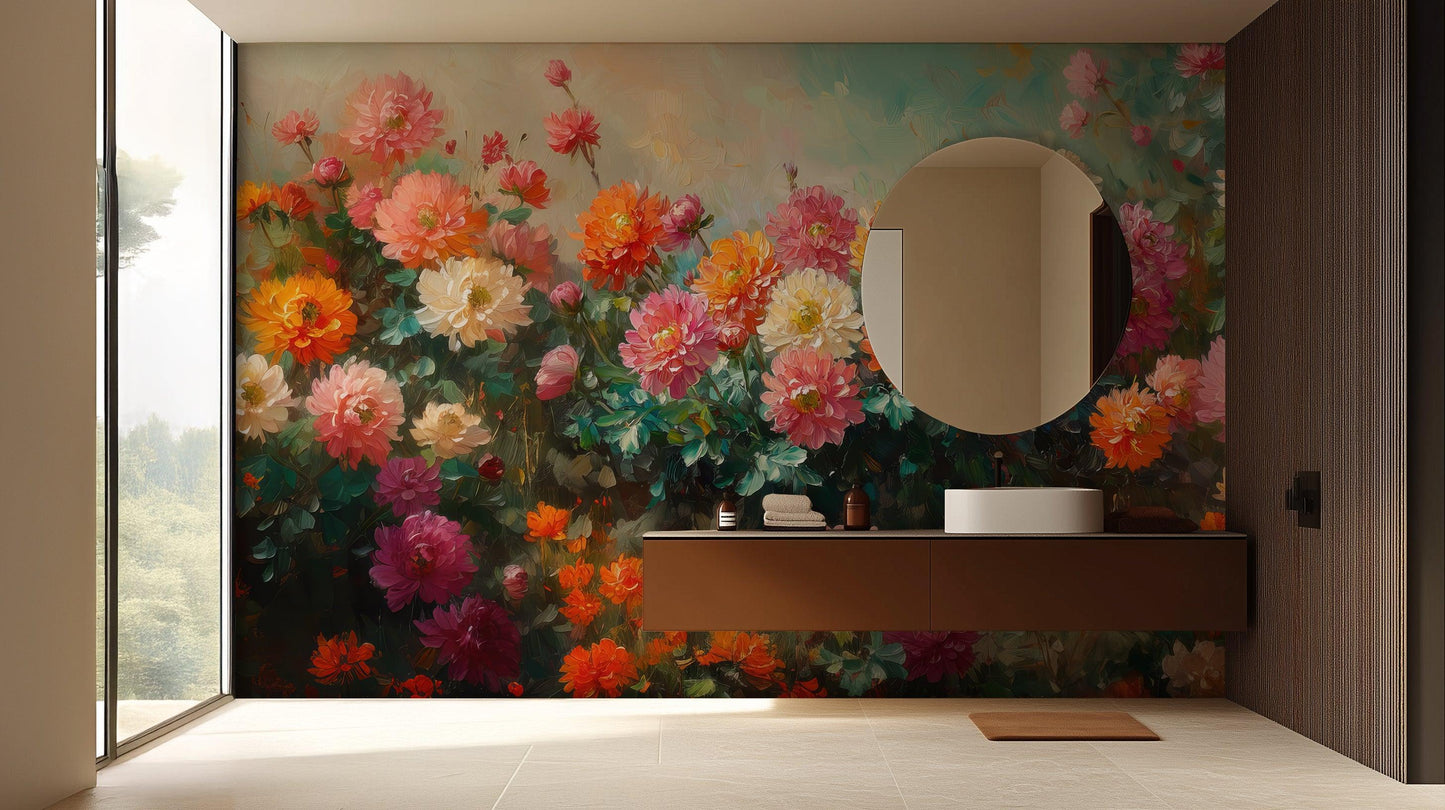 Colorful Floral Garden wall art - XWALLX