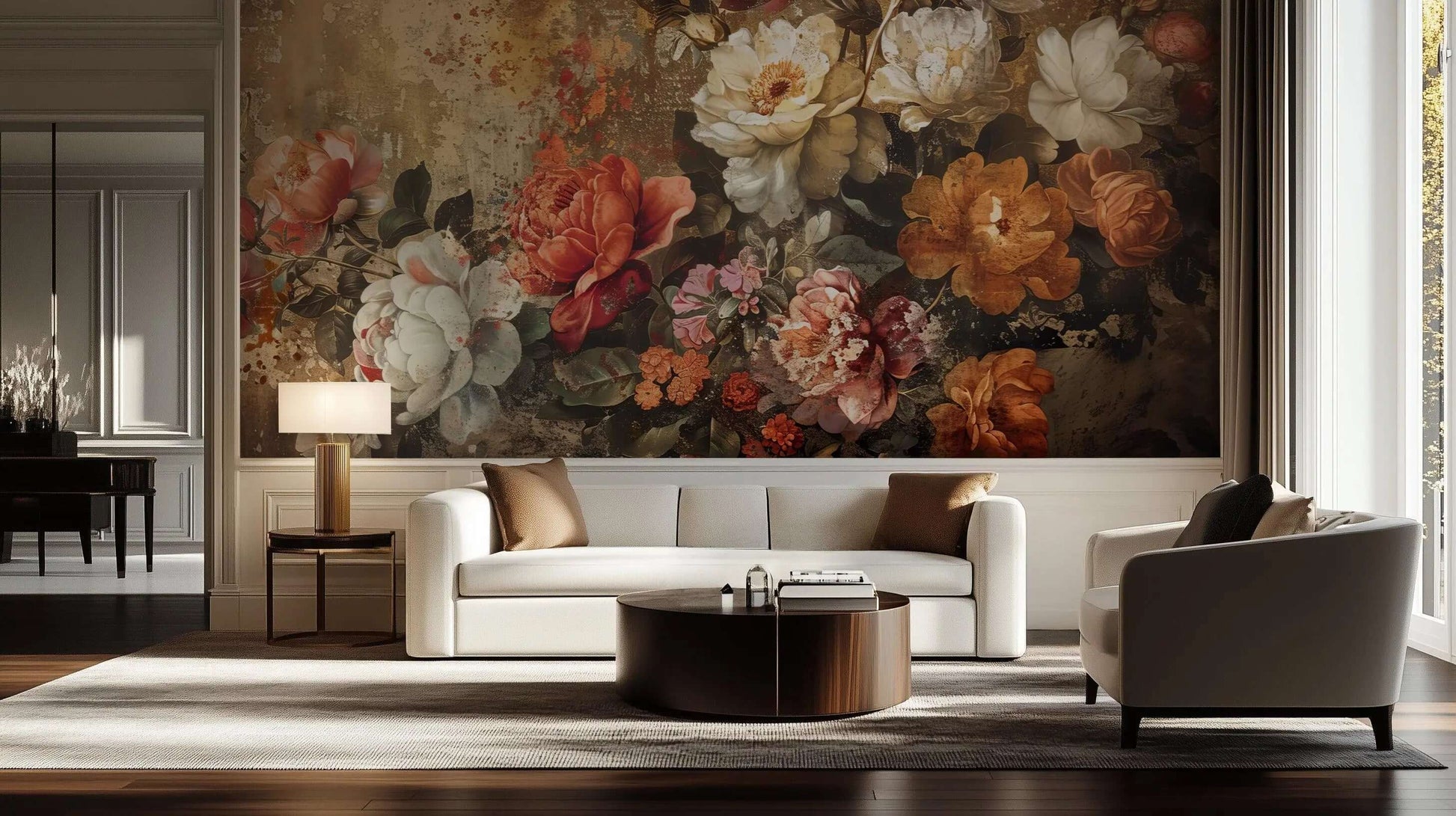 Rustic Flower wall mural - XWALLX