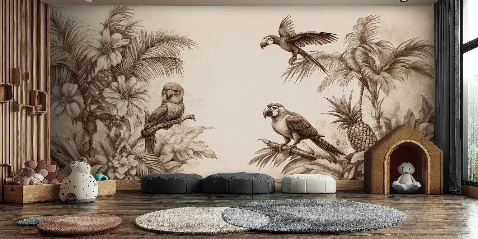 Vintage Tropical Jungle wall art - XWALLX