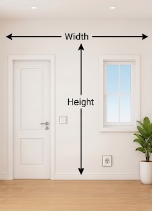 Wall with openings