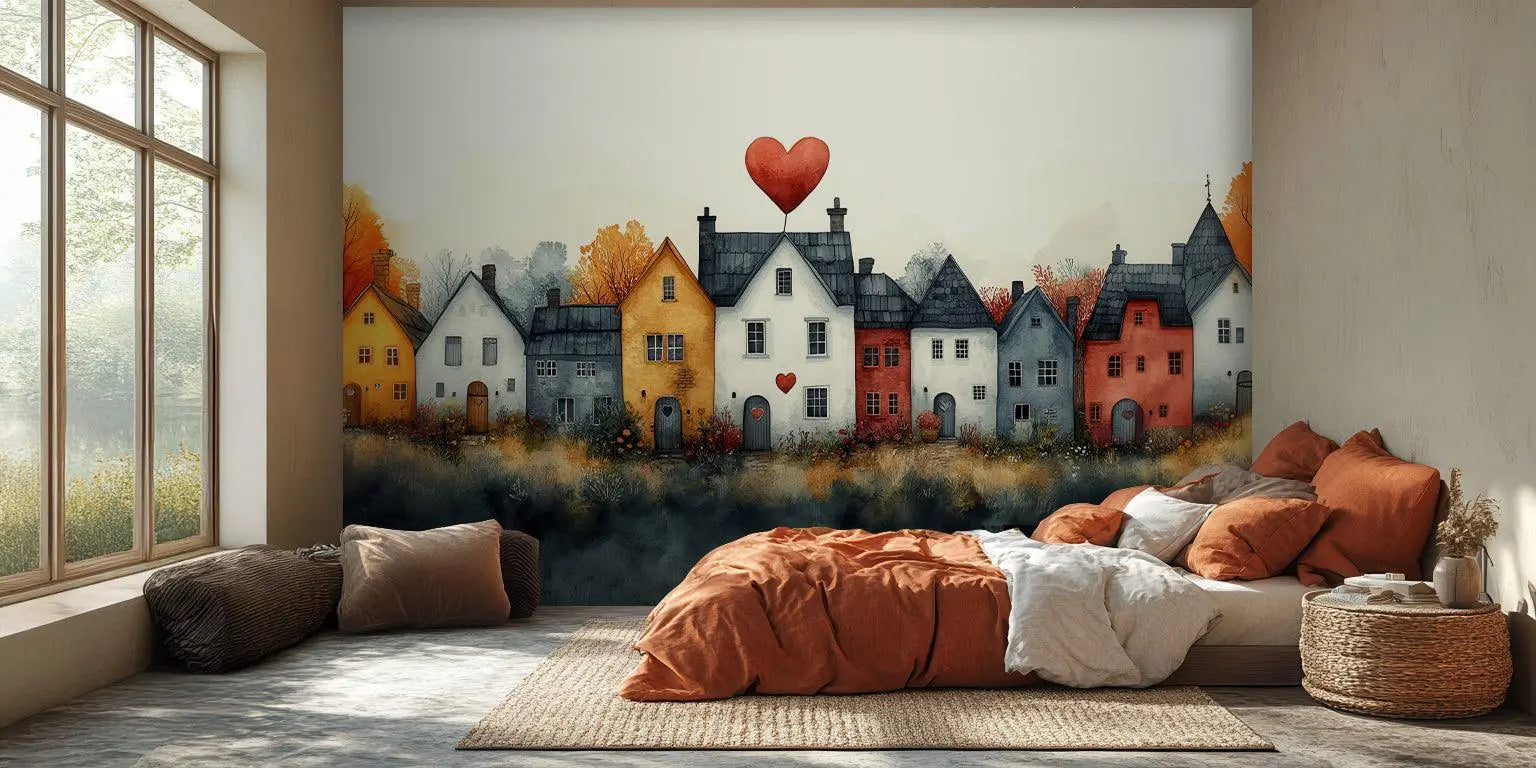 Lovely Village wall art - XWALLX