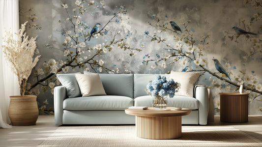 White Blossom wall mural - XWALLX