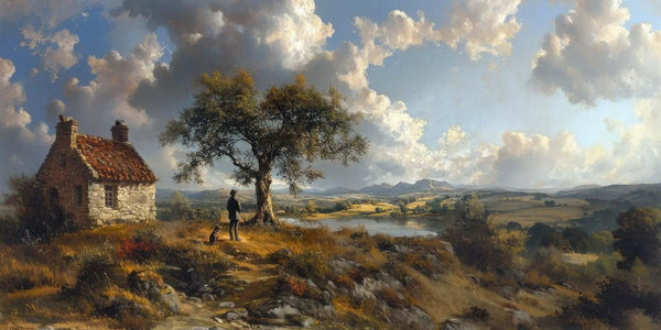 Countryside Wallpaper Mural - Sample