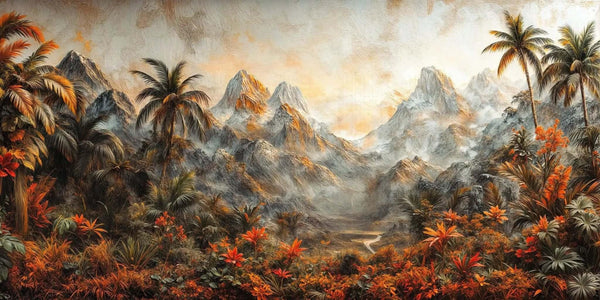 Dağ Jungle Poster Duvar Kağıdı - Sample