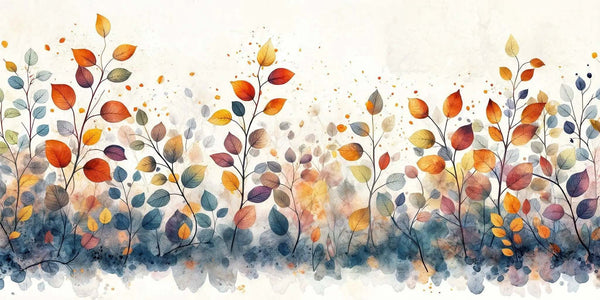 Autumn Inspired Wallpaper Mural - Sample