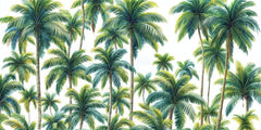 Green Leaves Wallpaper Mural