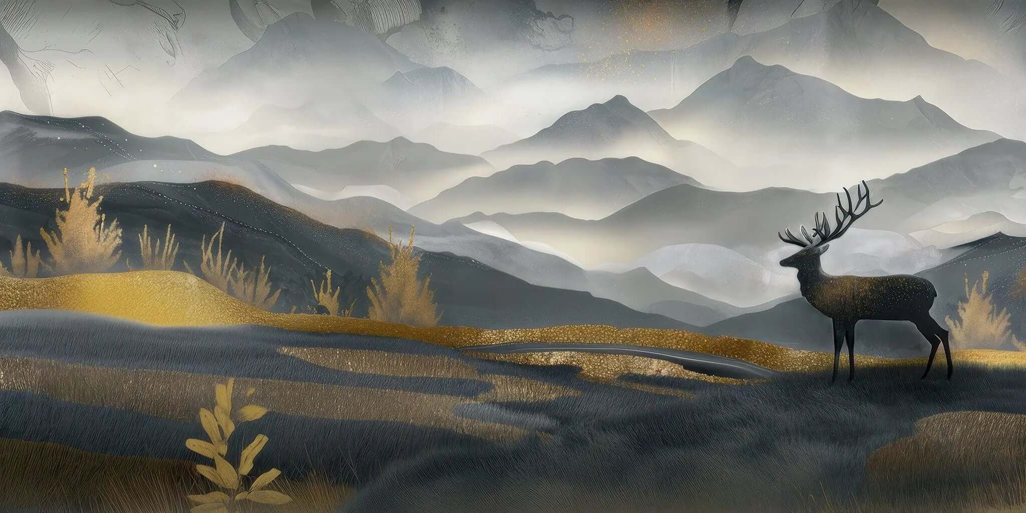 Elegant Forest Wallpaper Mural