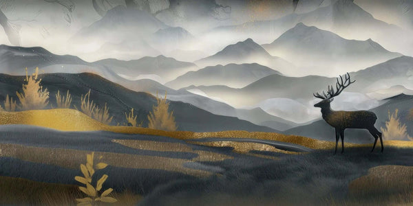 Elegant Forest Wallpaper Mural - Sample