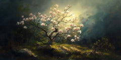 Magnolia Tree Wallpaper Mural
