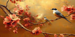 Red Blossom Wallpaper Mural