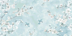 Light Blue Wallpaper Mural