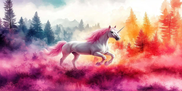 Unicorn Fantezi Poster Duvar Kağıdı - Sample