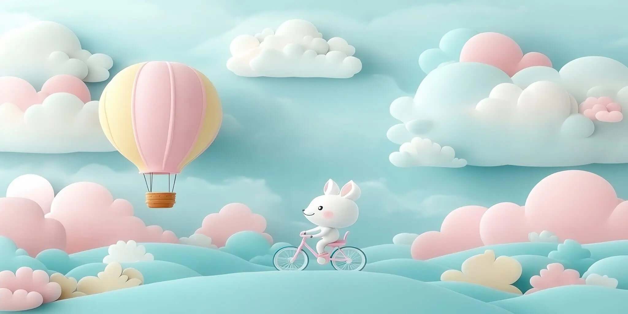 Bunny Adventure Wallpaper Mural