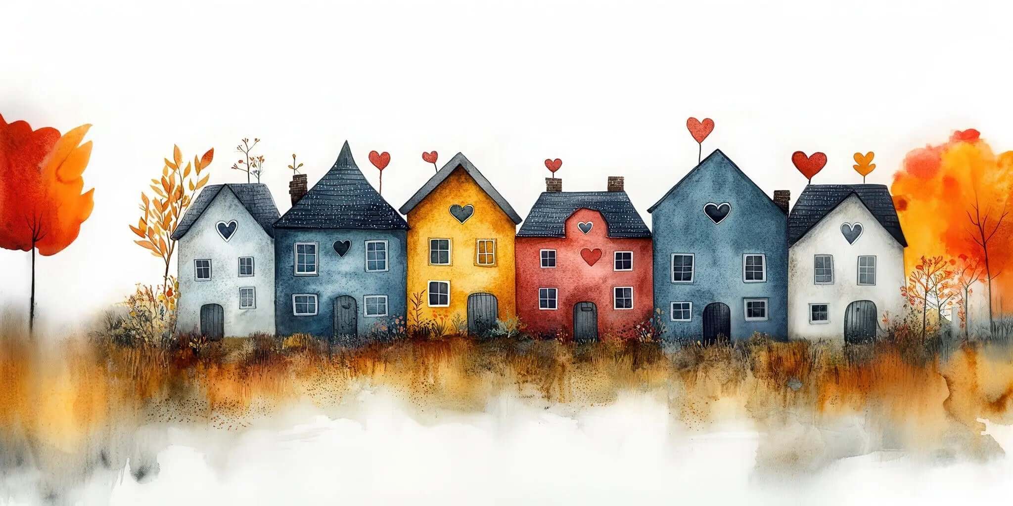 Heart Themed Wallpaper Mural