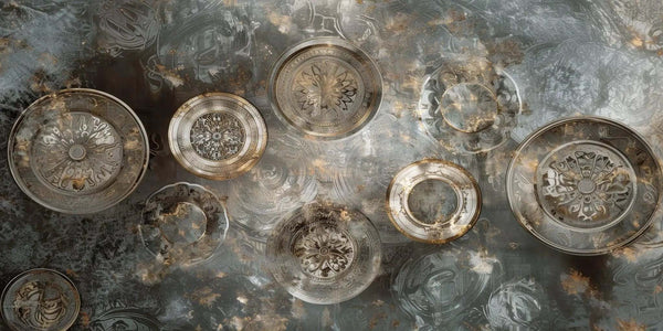 Vintage Industrial Wallpaper Mural - Sample