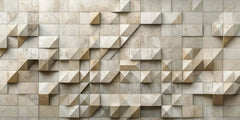 Geometric Stone Wallpaper Mural